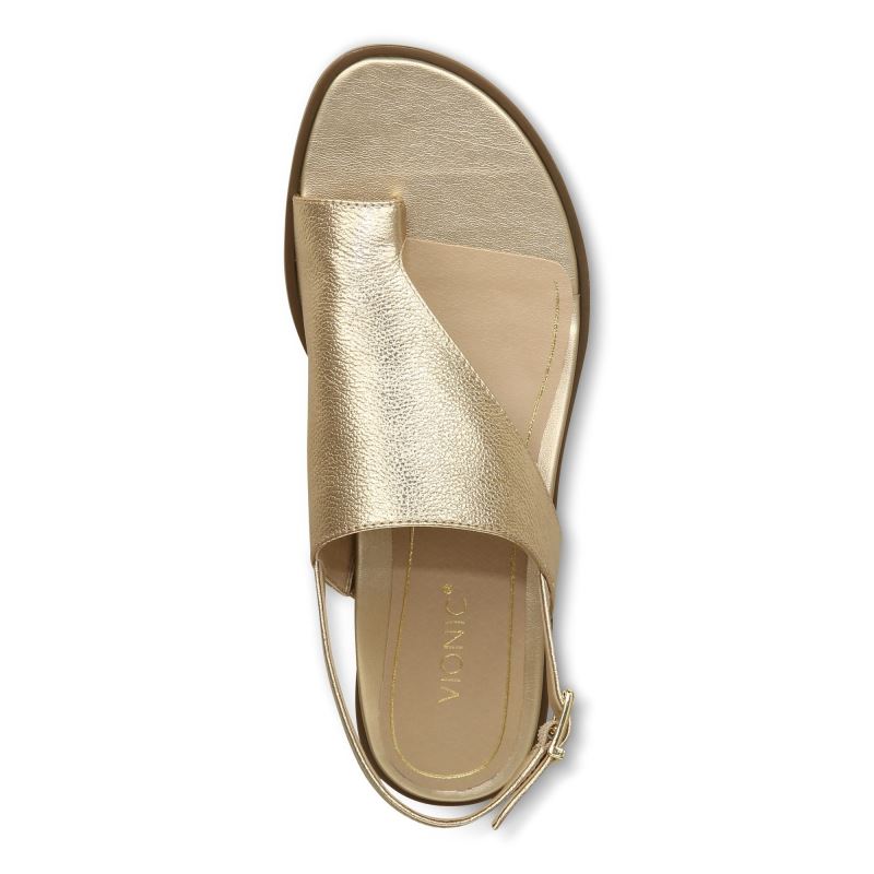 Vionic Women's Ella Sandal - Gold Metallic