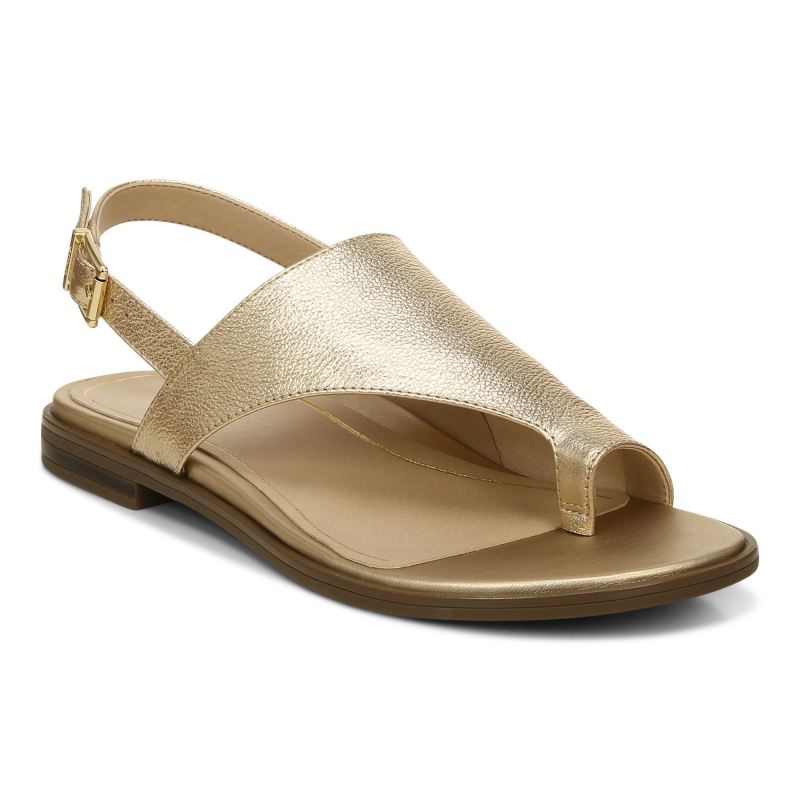 Vionic Women's Ella Sandal - Gold Metallic