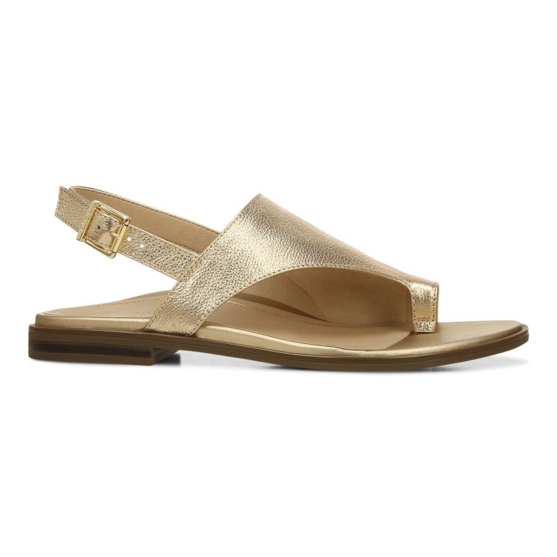 Vionic Women's Ella Sandal - Gold Metallic
