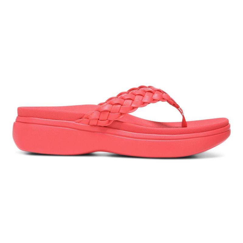 Vionic Women's Kenji Platform Sandal - Poppy