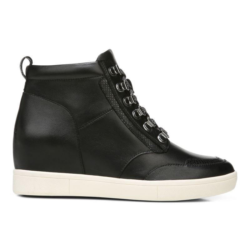 Vionic Women's Jordy High Top - Black Leather