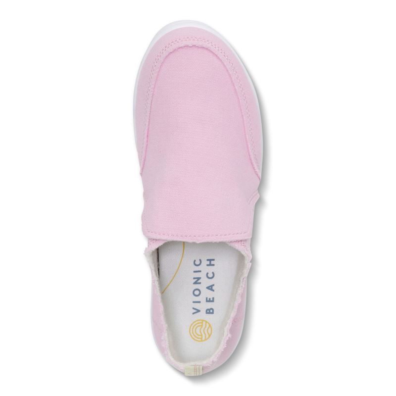 Vionic Women's Malibu Slip On - Cherry Blossom Canvas