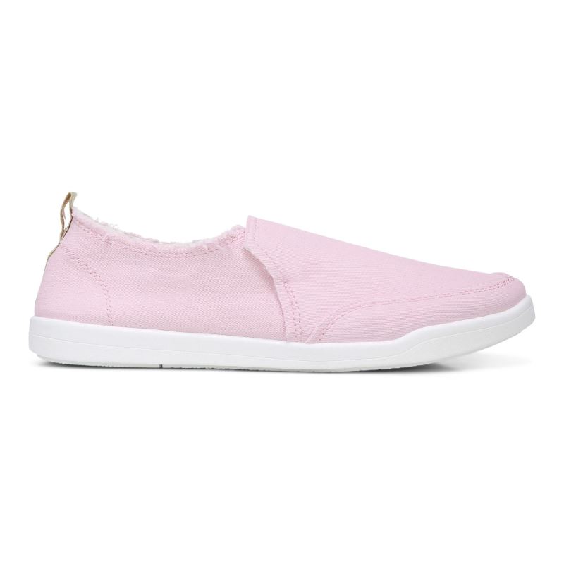 Vionic Women's Malibu Slip On - Cherry Blossom Canvas