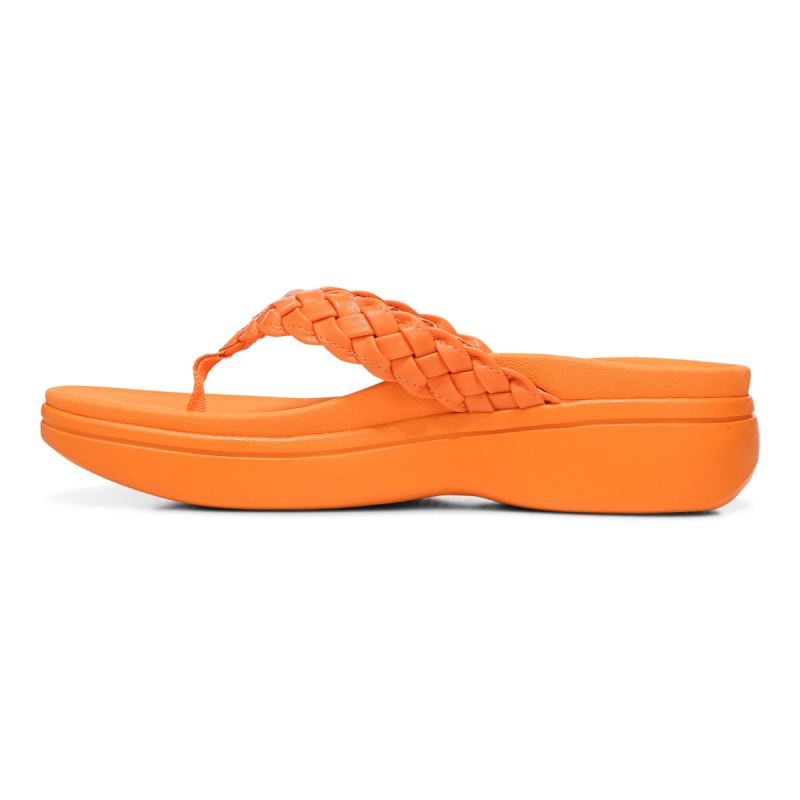 Vionic Women's Kenji Platform Sandal - Marigold