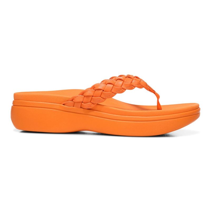 Vionic Women's Kenji Platform Sandal - Marigold
