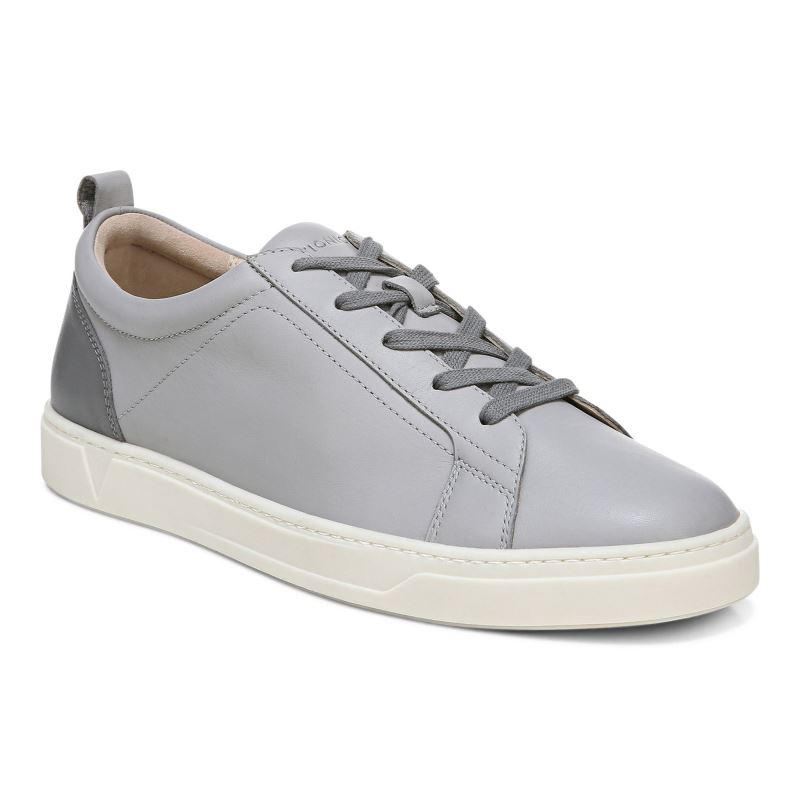 Vionic Men's Lucas Lace up Sneaker - Light Grey