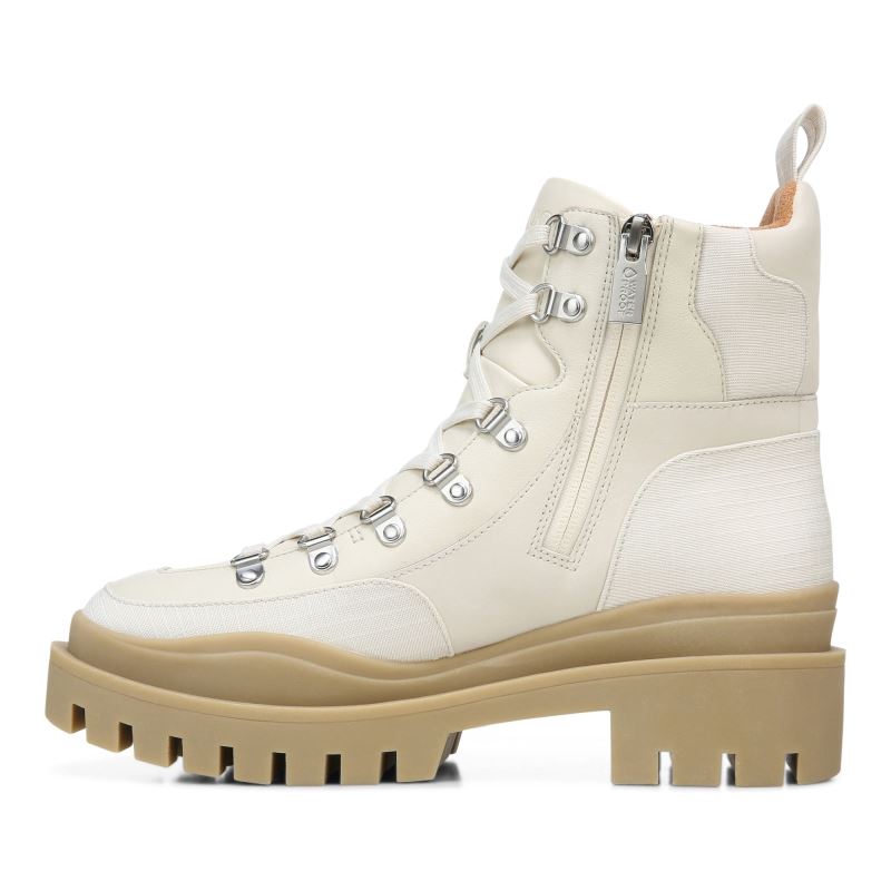 Vionic Women's Jaxen Boot - Cream Leather Textile