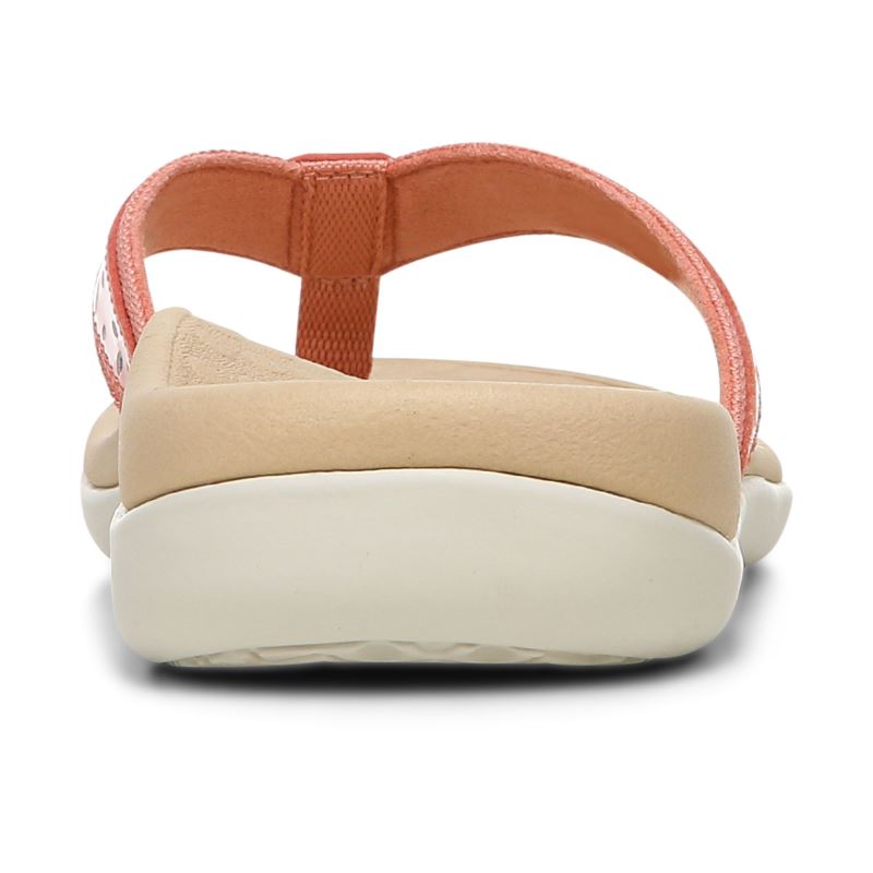 Vionic Women's Casandra Toe Post Sandal - Terra Cotta