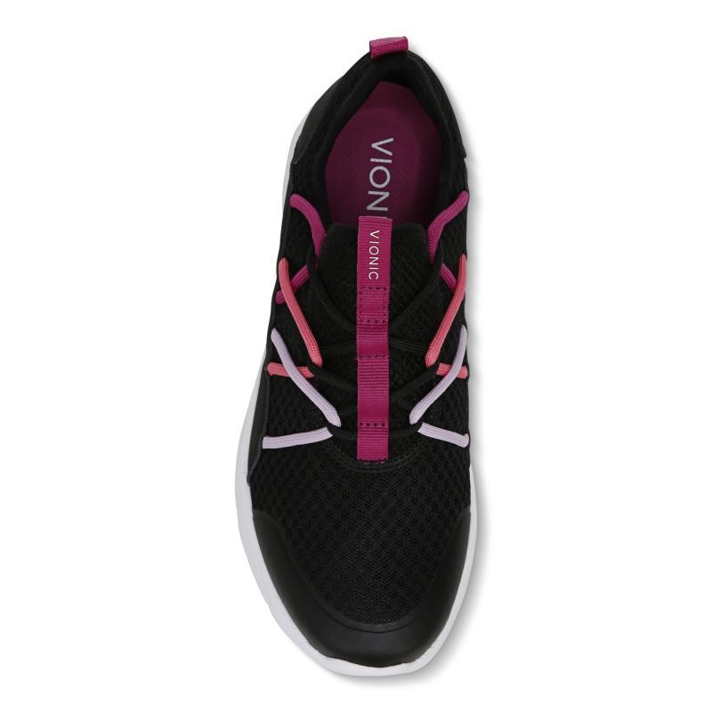Vionic Women's Zeliya Lace Up Sneaker - Black