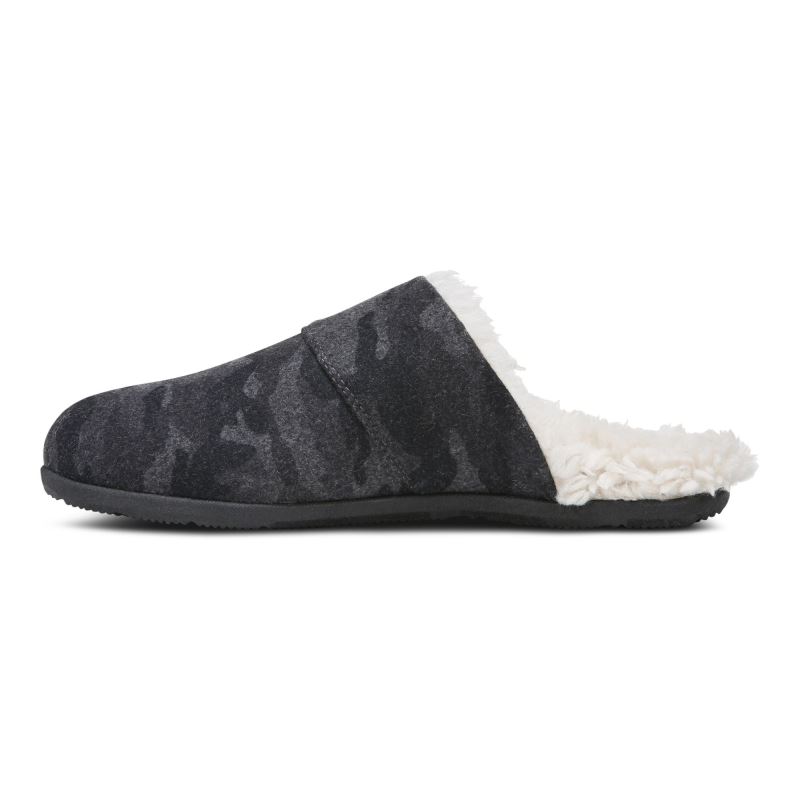 Vionic Men's Alfons Mule Slipper - Dark Shadow Camo