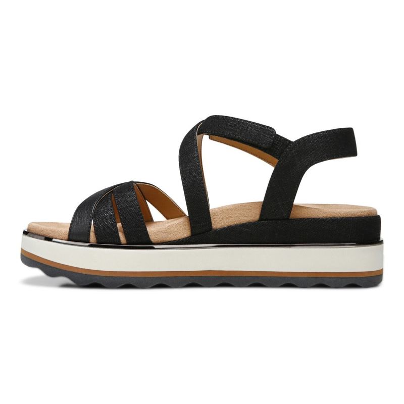 Vionic Women's Kellyn Flatform Sandal - Black