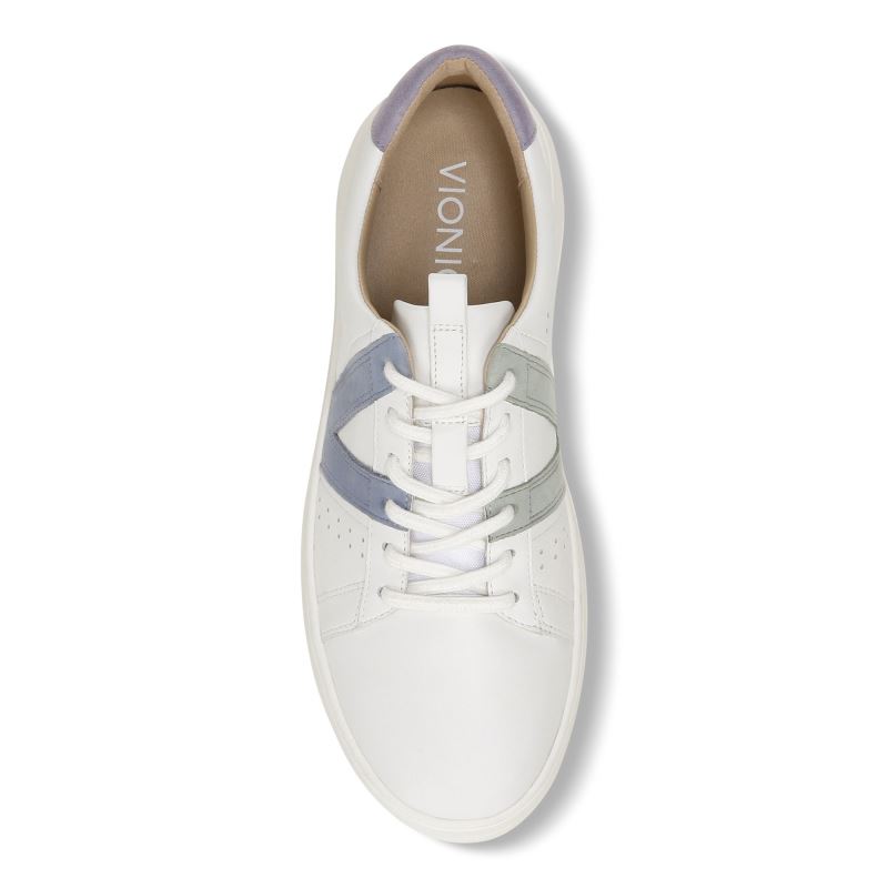 Vionic Women's Simasa Sneaker - White Light Blue