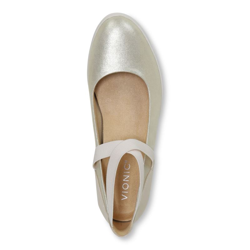 Vionic Women's Ellery Wedge - Cream Suede