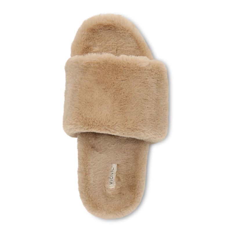 Vionic Women's Dream Plush Slipper - Ginger Plush
