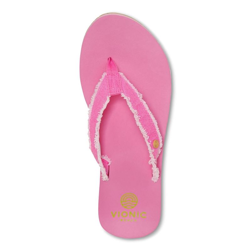 Vionic Women's Unwind Toe Post Sandal - Bubblegum