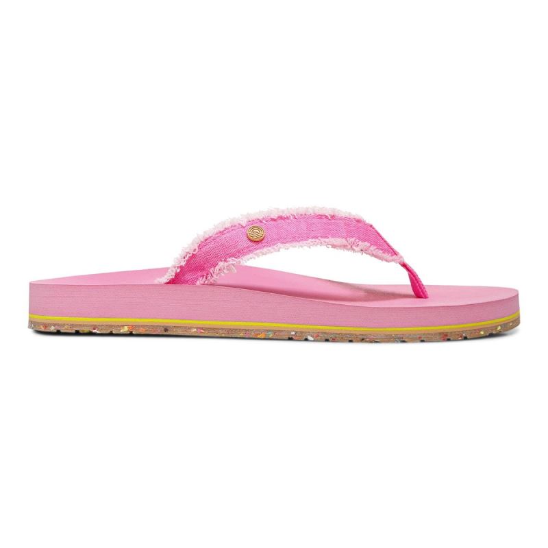 Vionic Women's Unwind Toe Post Sandal - Bubblegum