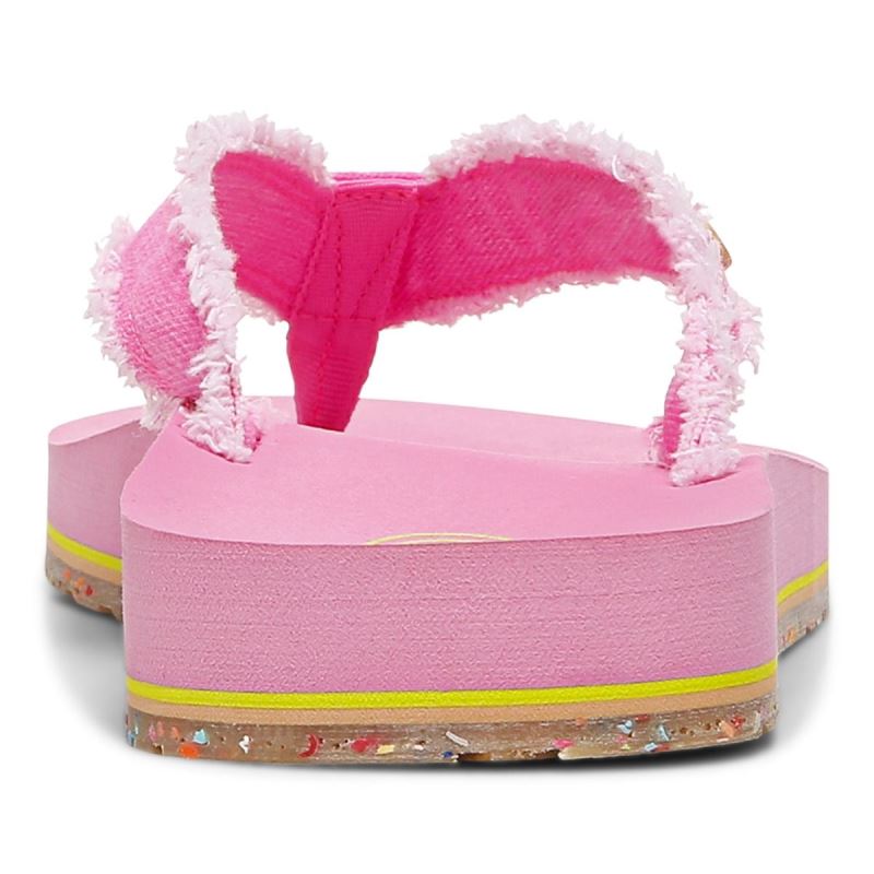 Vionic Women's Unwind Toe Post Sandal - Bubblegum