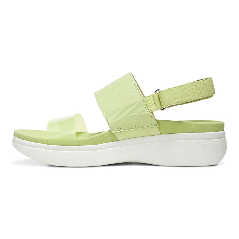 Vionic Women's Karleen Platform Sandal - Pale Lime