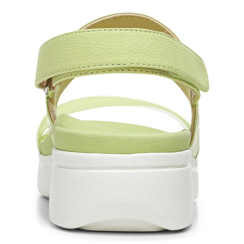 Vionic Women's Karleen Platform Sandal - Pale Lime