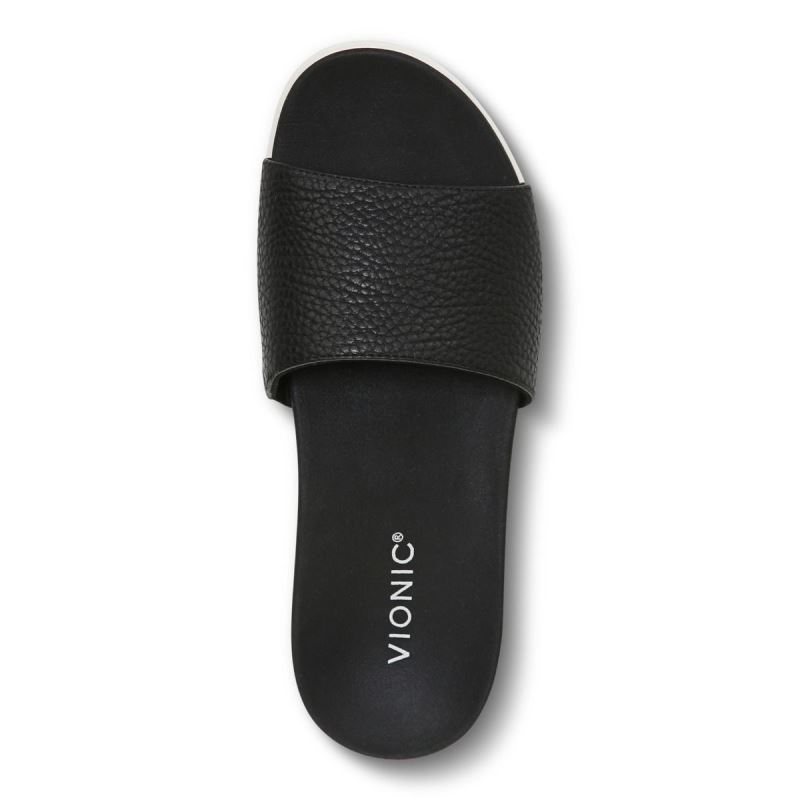 Vionic Women's Val Slide Sandal - Black