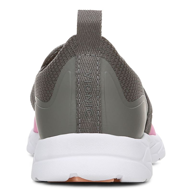 Vionic Women's Nalia Slip on Sneaker - Grey Pink