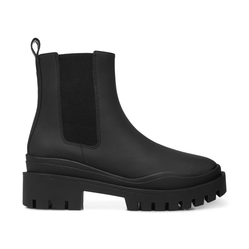 Vionic Women's Karsen Boot - Black Synthetic Rubber