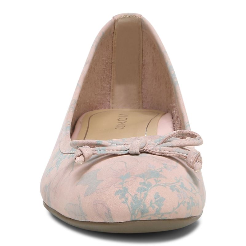 Vionic Women's Callisto Flat - Peach Botanical