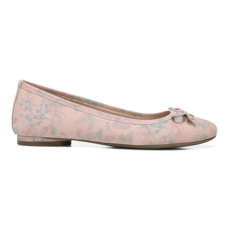 Vionic Women's Callisto Flat - Peach Botanical
