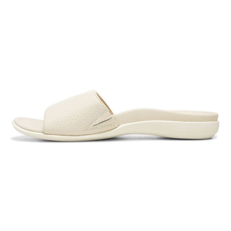 Vionic Women's Val Slide Sandal - Cream
