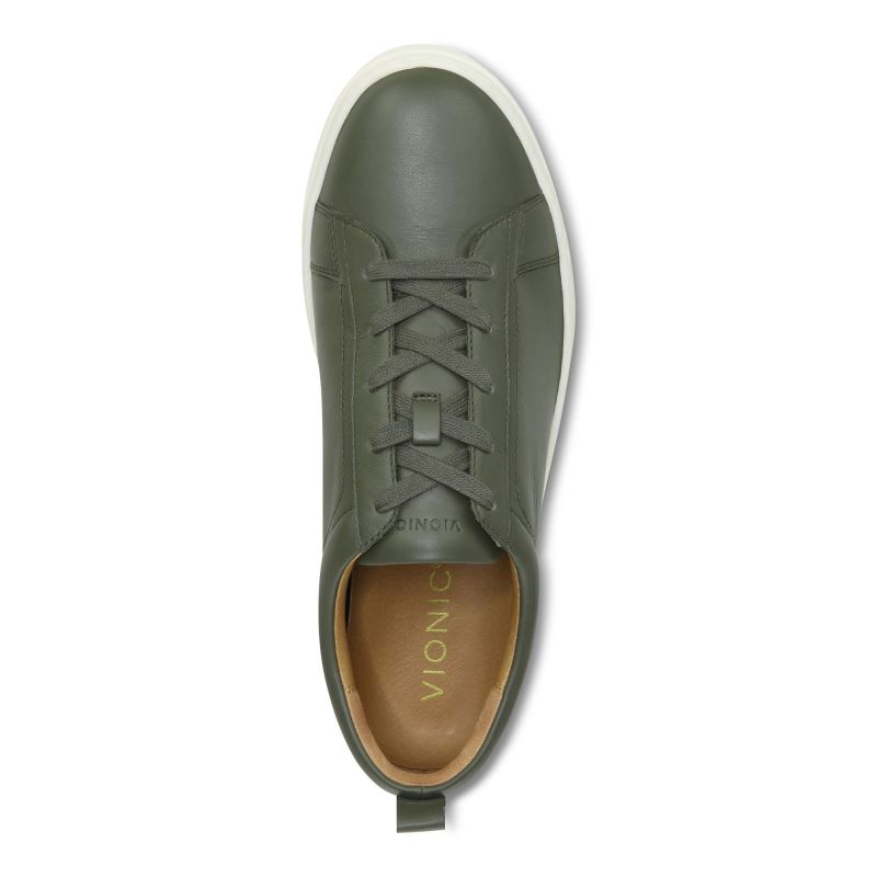 Vionic Men's Lucas Lace up Sneaker - Olive