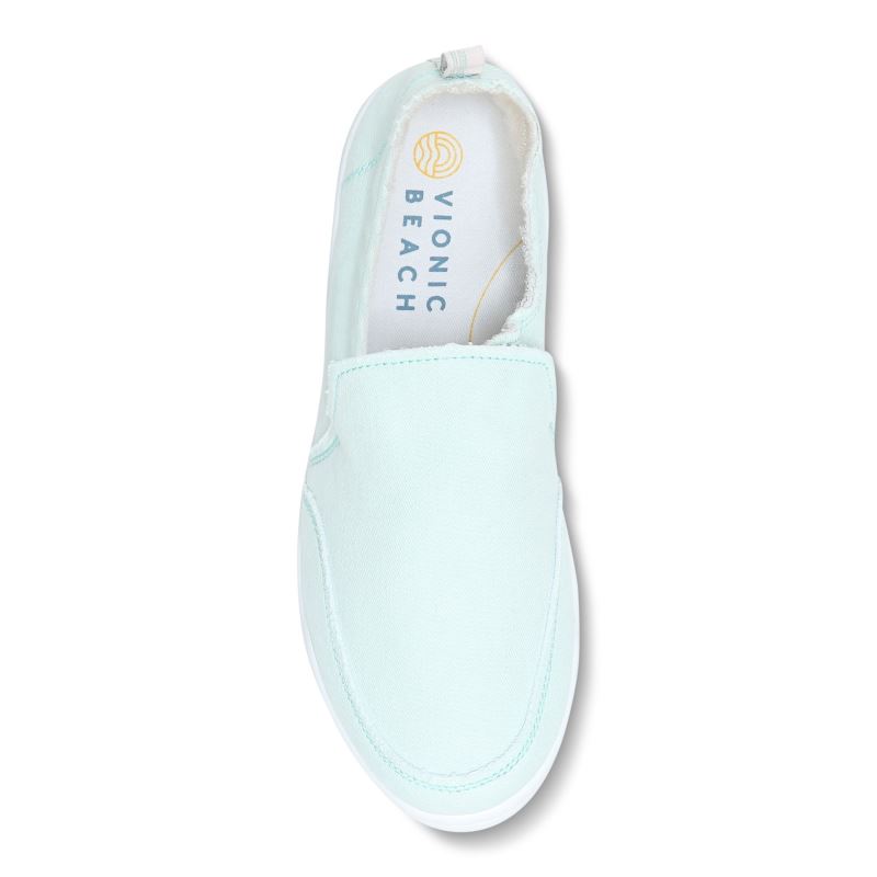 Vionic Women's Malibu Slip On - Seafoam Canvas