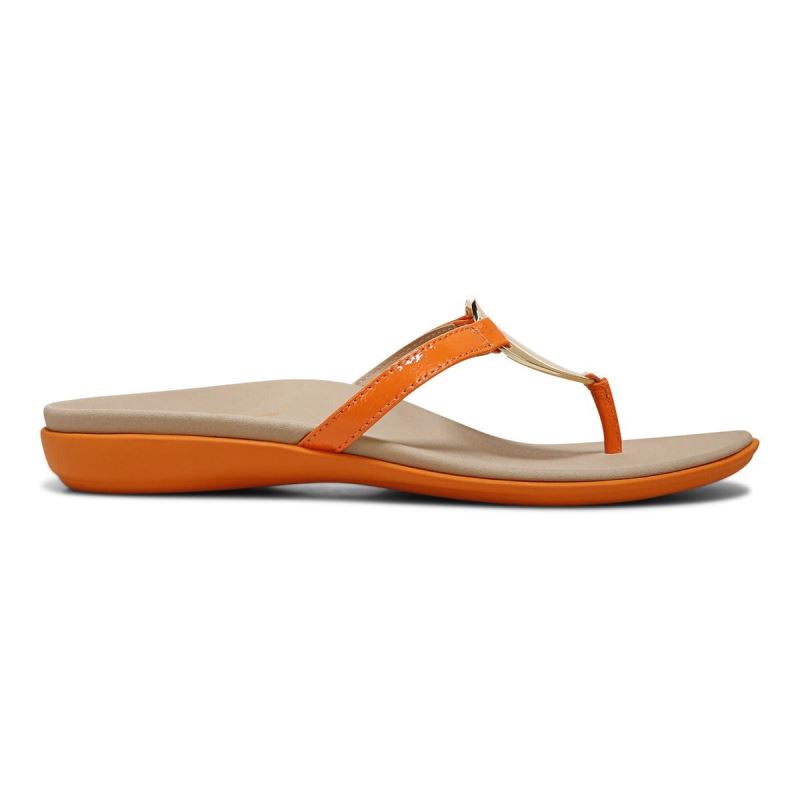 Vionic Women's Raysa Toe Post Sandal - Marigold