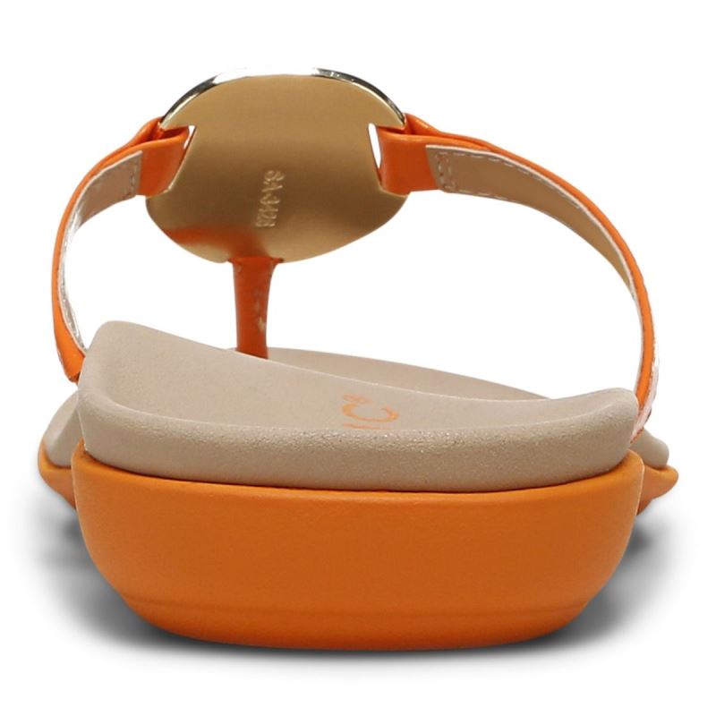 Vionic Women's Raysa Toe Post Sandal - Marigold