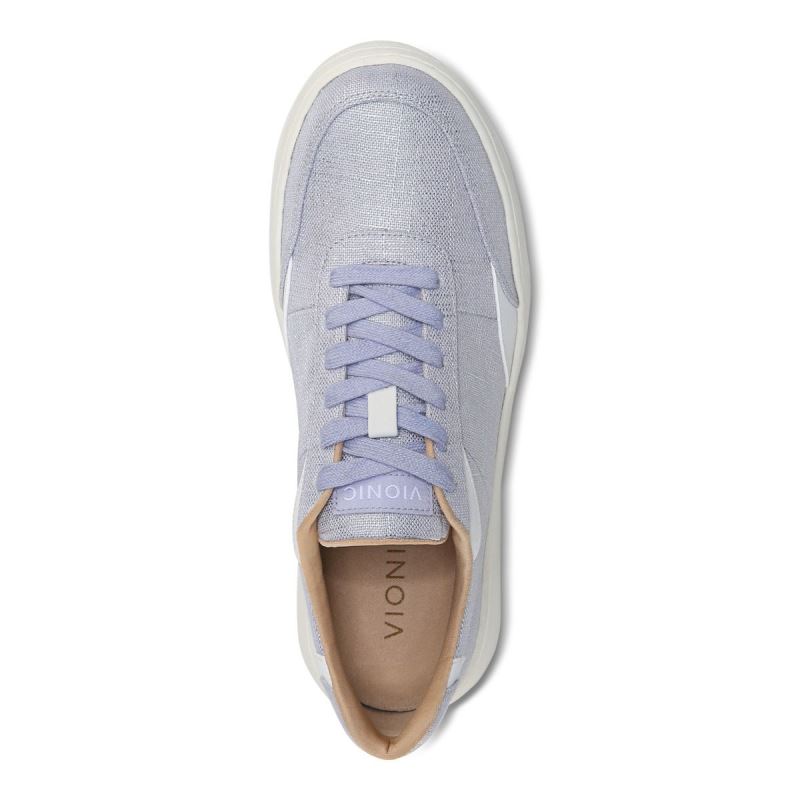 Vionic Women's Elsa Sneaker - Blue Haze Linen