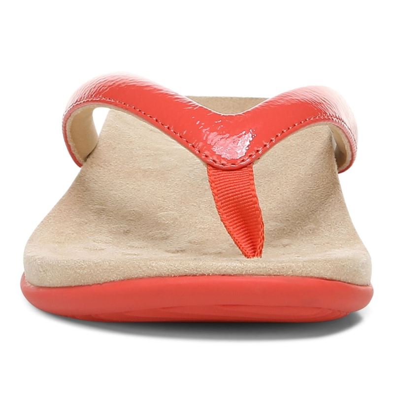 Vionic Women's Dillon Toe Post Sandal - Poppy