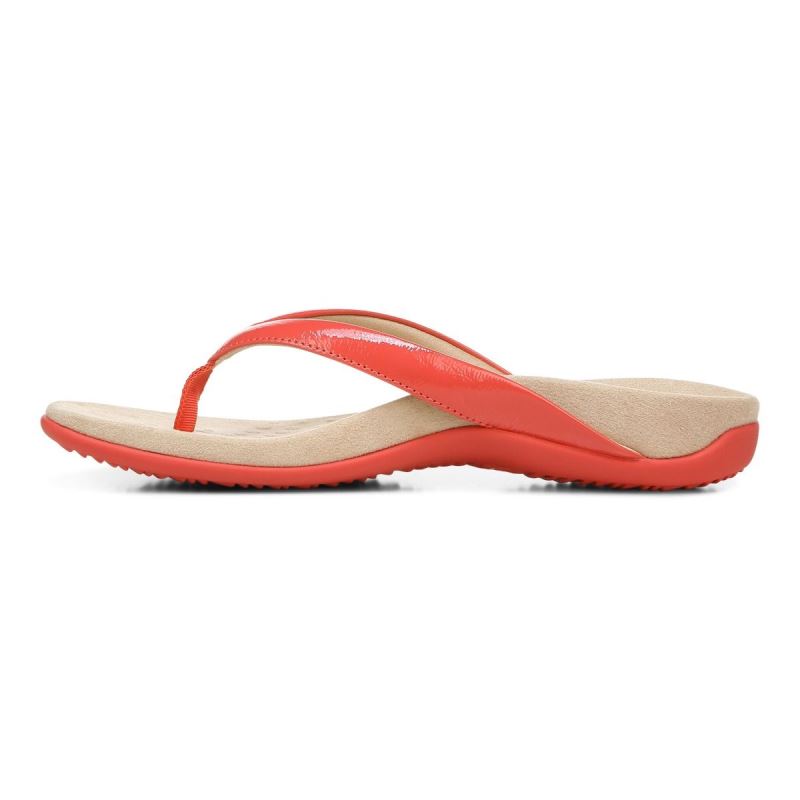 Vionic Women's Dillon Toe Post Sandal - Poppy