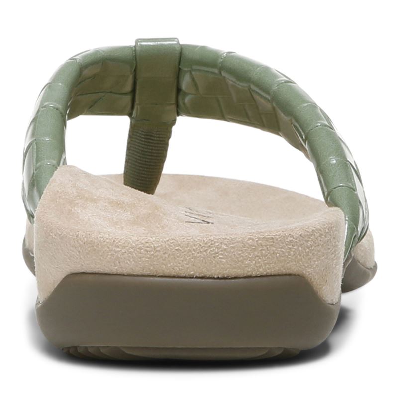 Vionic Women's Layne Toe Post Sandal - Sage