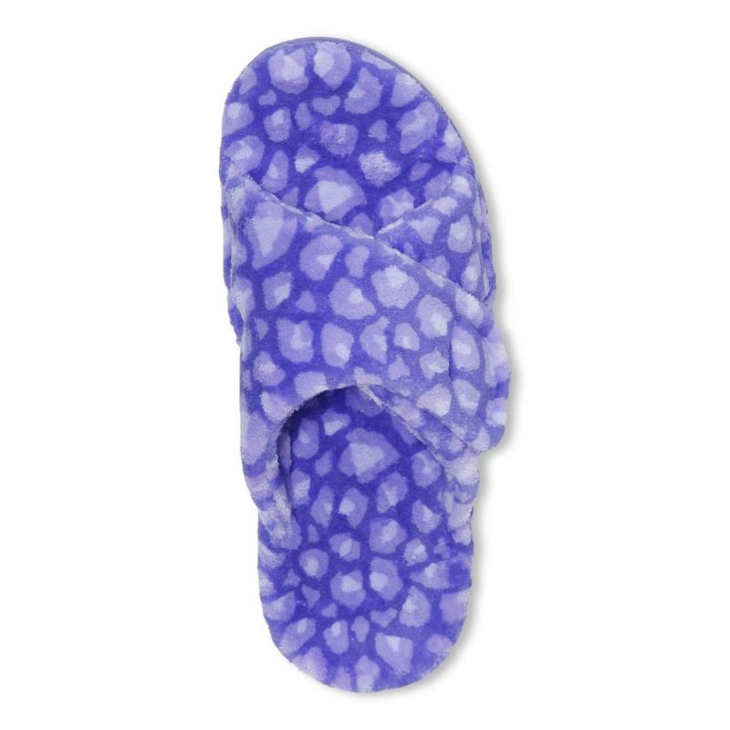 Vionic Women's Relax Slippers - Amethyst Leopard