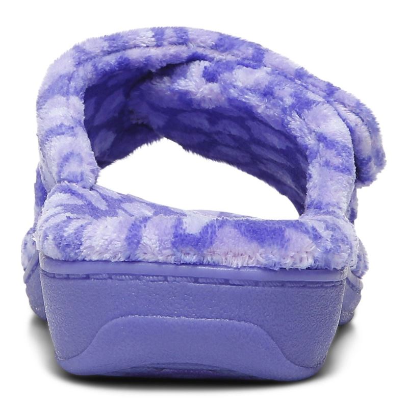 Vionic Women's Relax Slippers - Amethyst Leopard