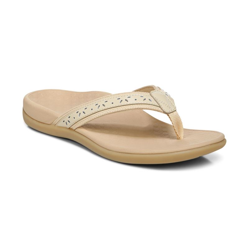 Vionic Women's Casandra Toe Post Sandal - Semolina