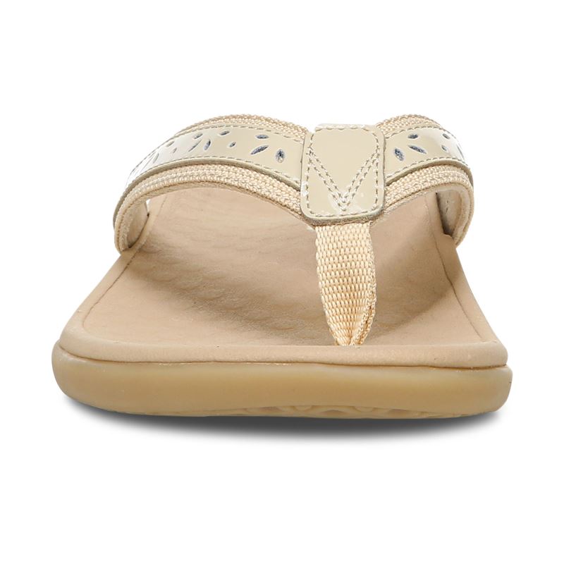 Vionic Women's Casandra Toe Post Sandal - Semolina
