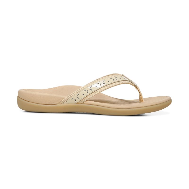 Vionic Women's Casandra Toe Post Sandal - Semolina