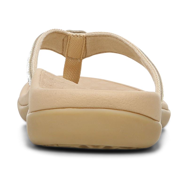 Vionic Women's Casandra Toe Post Sandal - Semolina
