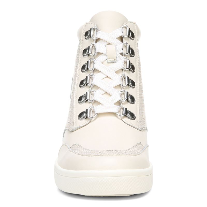 Vionic Women's Jordy High Top - Cream Leather