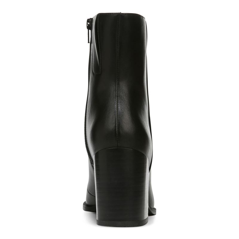 Vionic Women's Harper Ankle Boot - Black Leather