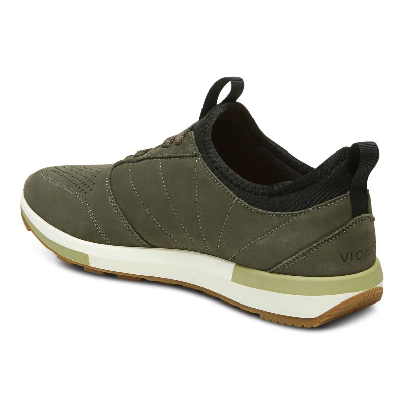 Vionic Men's Trent Sneaker - Olive Nubuck