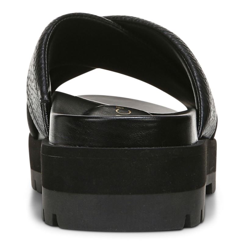Vionic Women's Vesta Flatform Lug Sandal - Black