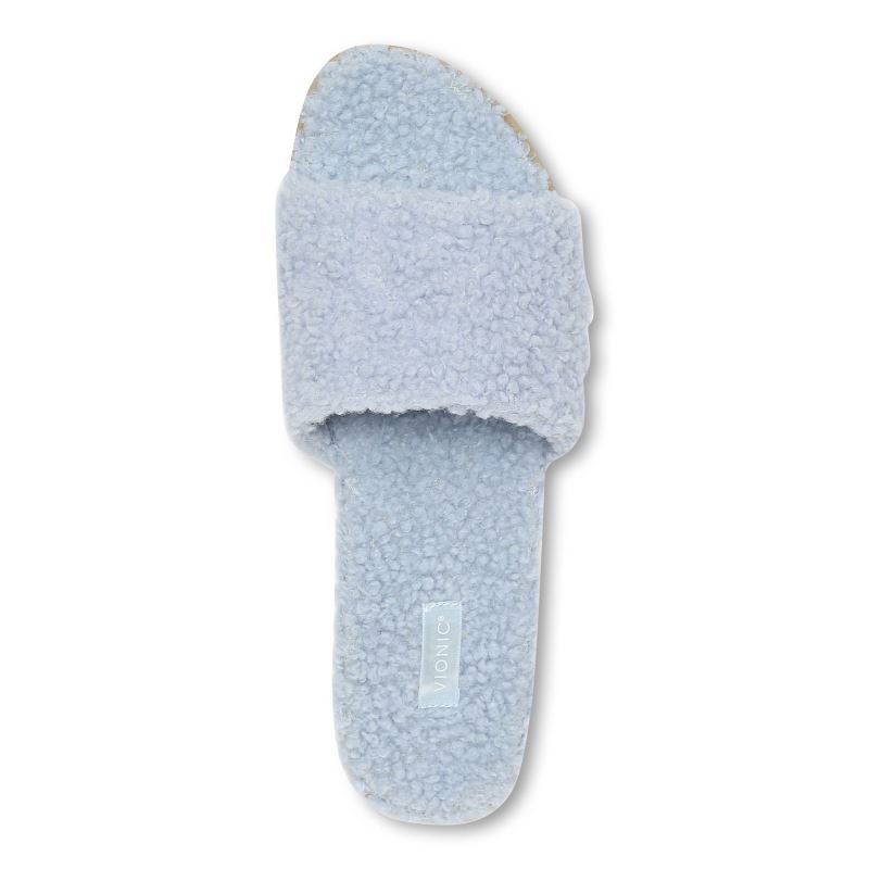 Vionic Women's Demi Shearling Slide - Arctic Ice