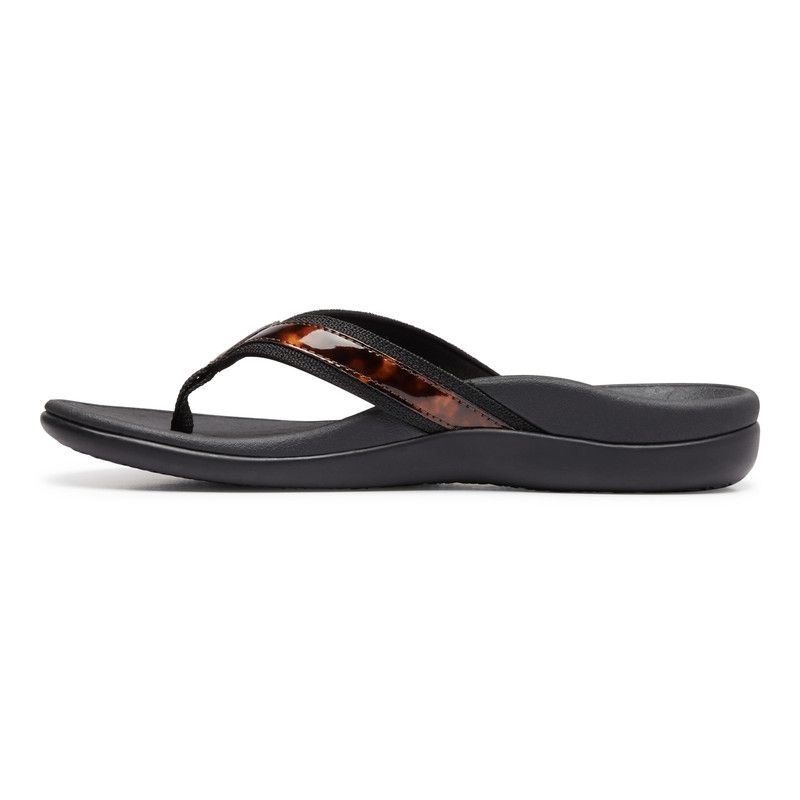 Vionic Women's Tide II Toe Post Sandal - Tortoise