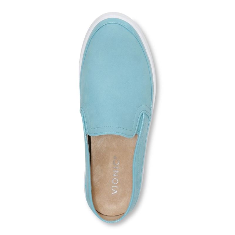 Vionic Women's Effortless Slip on Sneaker - Porcelain Blue